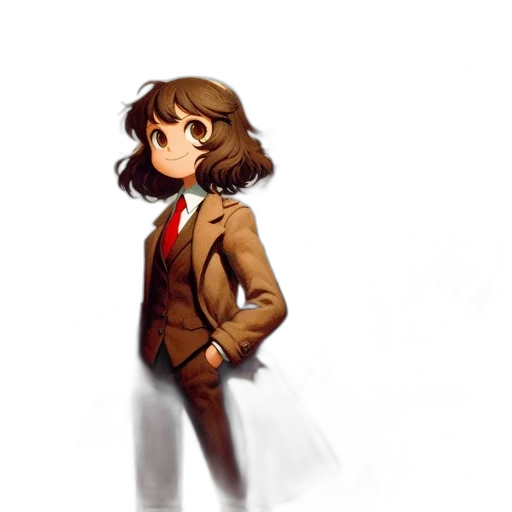 jacket, staff, face, dress transparent PNG cut-out