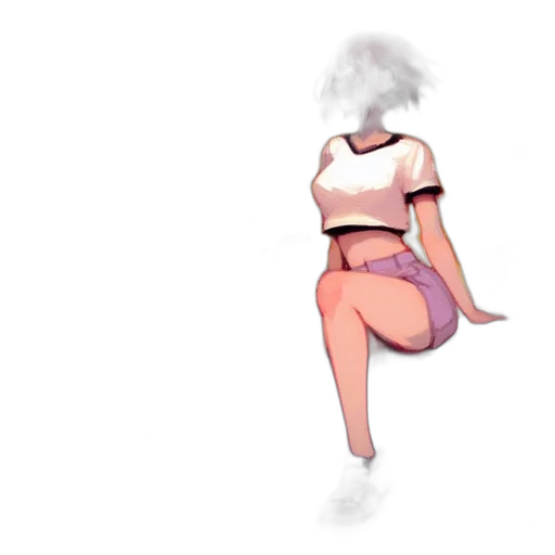dress, mask, shoes, staff transparent PNG cut-out