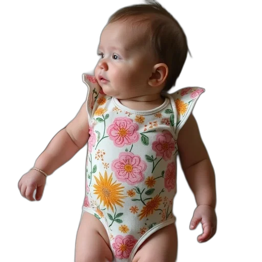 dress, infant, girl, paste transparent PNG cut-out