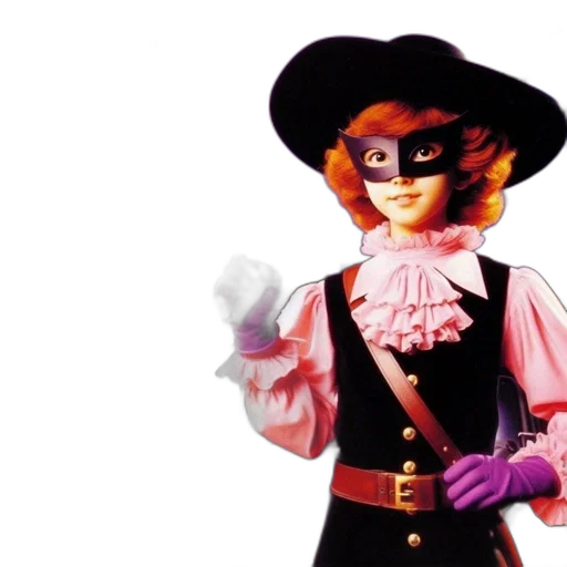 jacket, hat, staff, mask transparent PNG cut-out