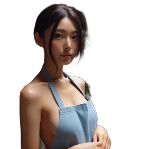 dress, jewelry, face, robot transparent PNG cut-out