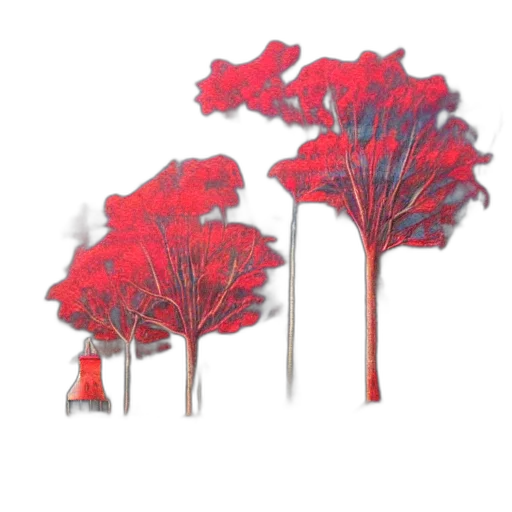 tree, umbrella, crown, furniture transparent PNG cut-out