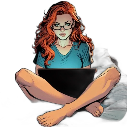 comic book art, cartoon, concept art, pixel art transparent PNG cut-out