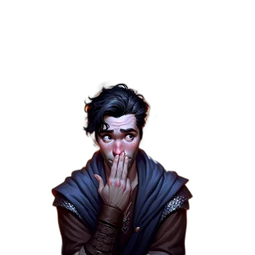 mask, face, jacket, staff transparent PNG cut-out
