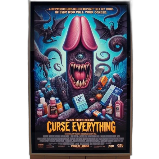 creature, concept art, cursed, everything transparent PNG cut-out