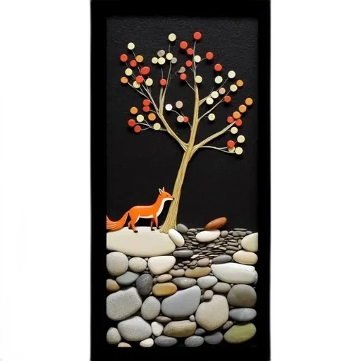 tree, fantasy art, concept art, oil painting transparent PNG cut-out