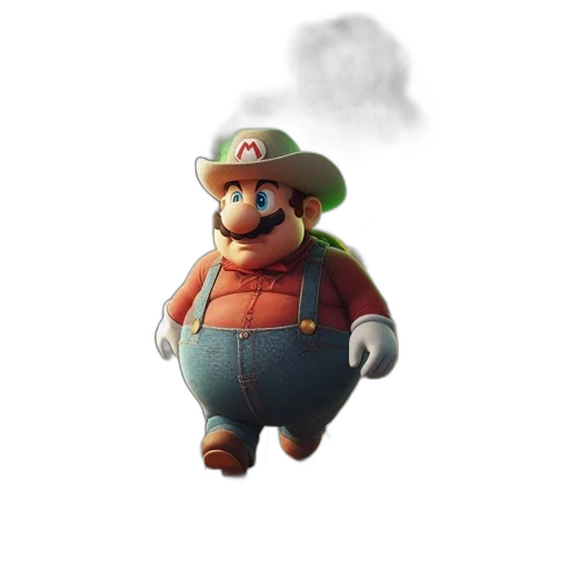hat, creature, animal, staff transparent PNG cut-out