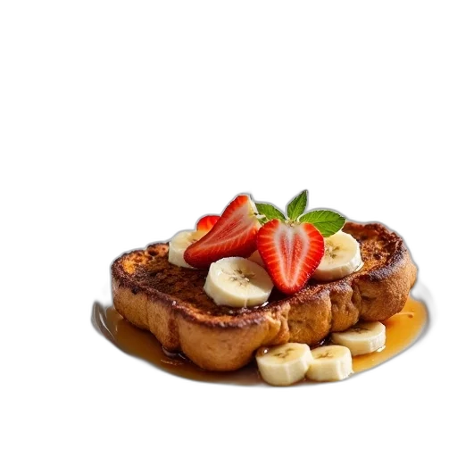 food, crown, photorealistic, 3d render transparent PNG cut-out