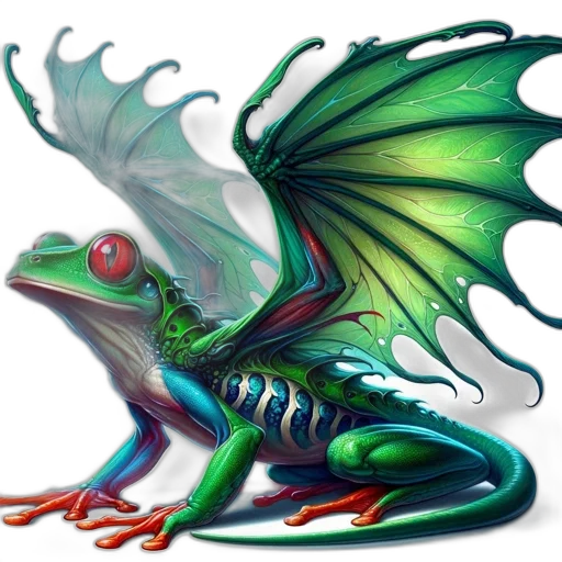dragon, creature, animal, staff transparent PNG cut-out