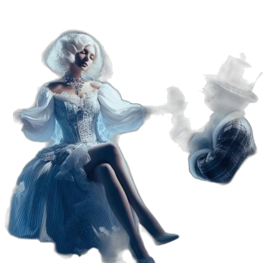 dress, crown, jewelry, robot transparent PNG cut-out