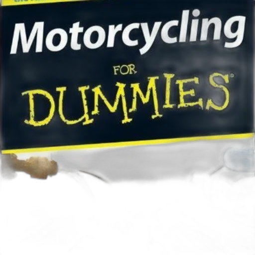 motorcycling, dummies, book, cover transparent PNG cut-out