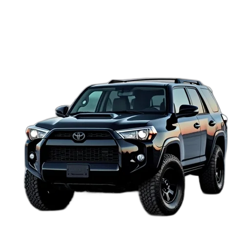 car, 3d render, black, 2018 transparent PNG cut-out