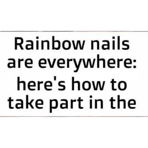umbrella, rain, rainbow, nails transparent PNG cut-out