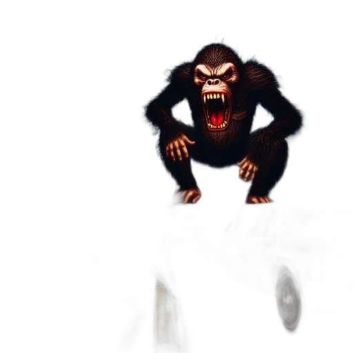 creature, animal, concept art, 3d render transparent PNG cut-out