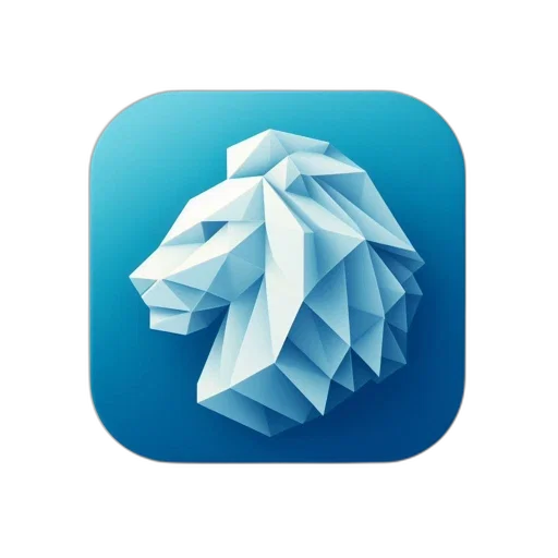 face, 3d render, concept art, blue transparent PNG cut-out