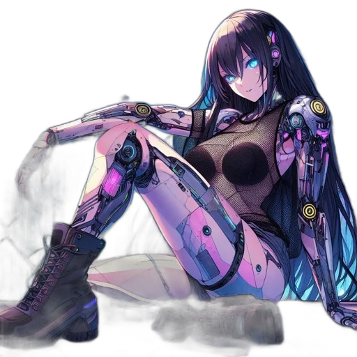 robot, dress, weapon, creature transparent PNG cut-out