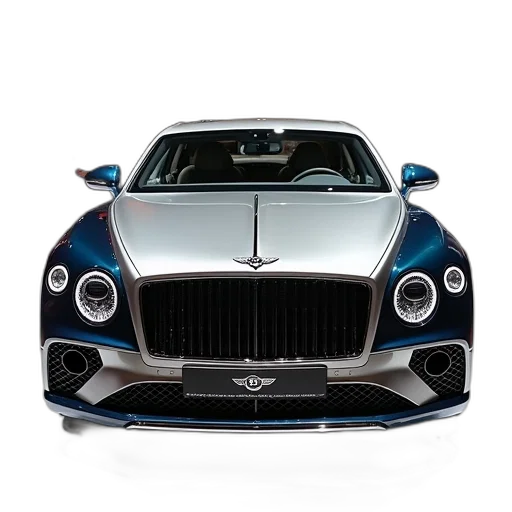 car, photorealistic, 3d render, bentley transparent PNG cut-out