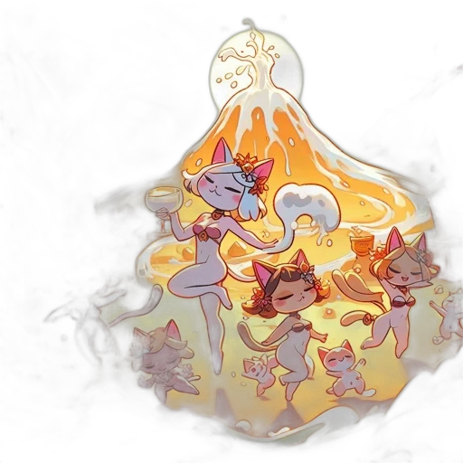 dragon, staff, concept art, fantasy art transparent PNG cut-out
