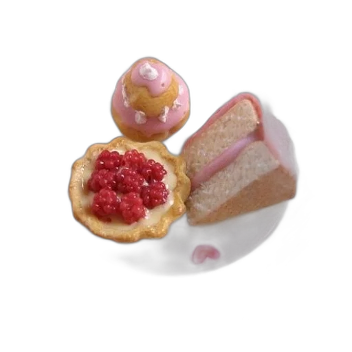 food, crown, jewelry, 3d render transparent PNG cut-out