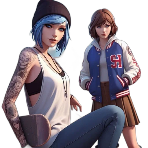 jacket, concept art, comic book art, fantasy art transparent PNG cut-out