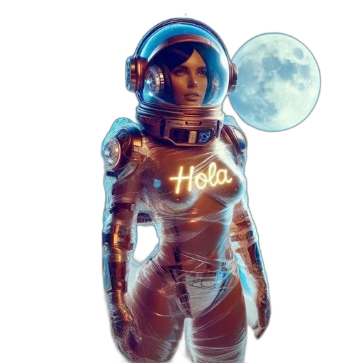 robot, dress, jacket, staff transparent PNG cut-out