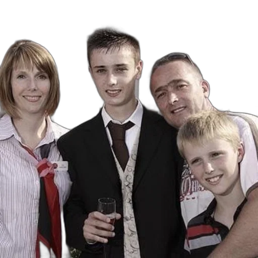 staff, umbrella, jacket, family transparent PNG cut-out