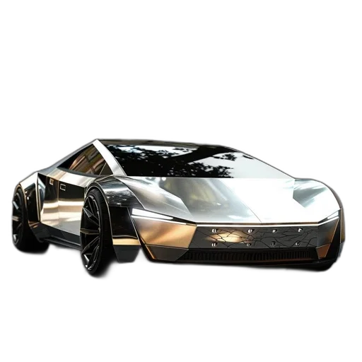 car, weapon, 3d render, concept art transparent PNG cut-out