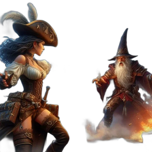 concept art, fantasy art, 3d render, pixel art transparent PNG cut-out