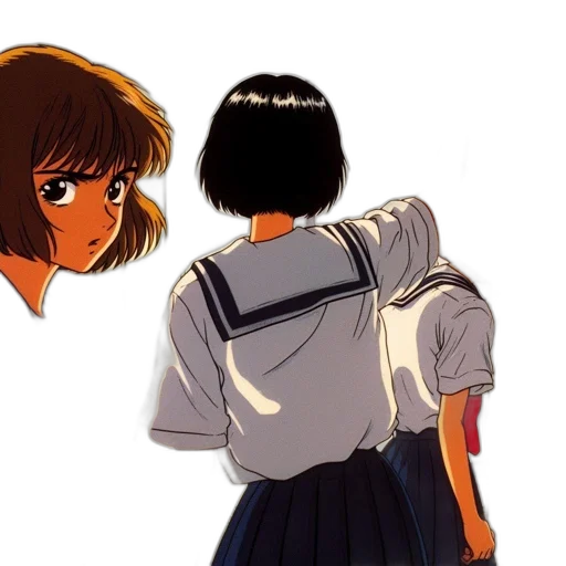 jacket, hair, dress, mask transparent PNG cut-out
