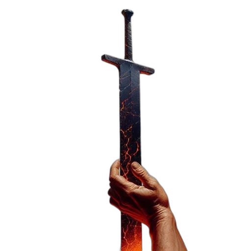 sword, weapon, staff, dragon transparent PNG cut-out