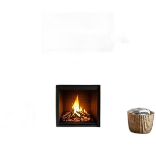 furniture, fire, earth tones, monochrome transparent PNG cut-out