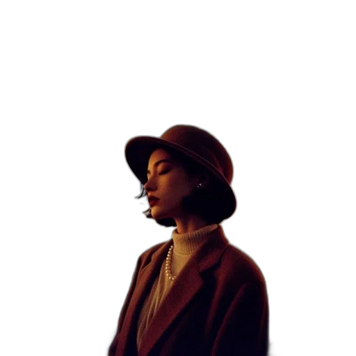 hat, jacket, face, crown transparent PNG cut-out
