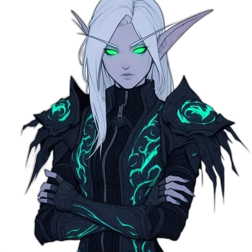 staff, dragon, jacket, fantasy art transparent PNG cut-out