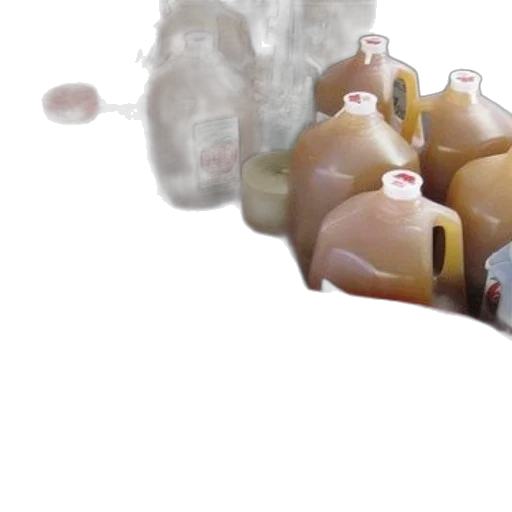 bottle, food, 3d render, concept art transparent PNG cut-out