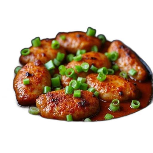food, photorealistic, 3d render, skillet transparent PNG cut-out