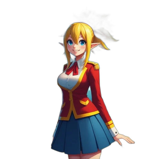 staff, dress, crown, jacket transparent PNG cut-out