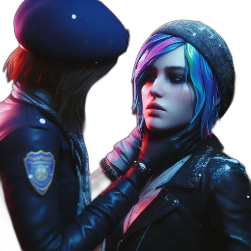 jacket, hat, weapon, face transparent PNG cut-out