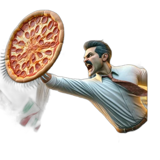 food, weapon, 3d render, concept art transparent PNG cut-out