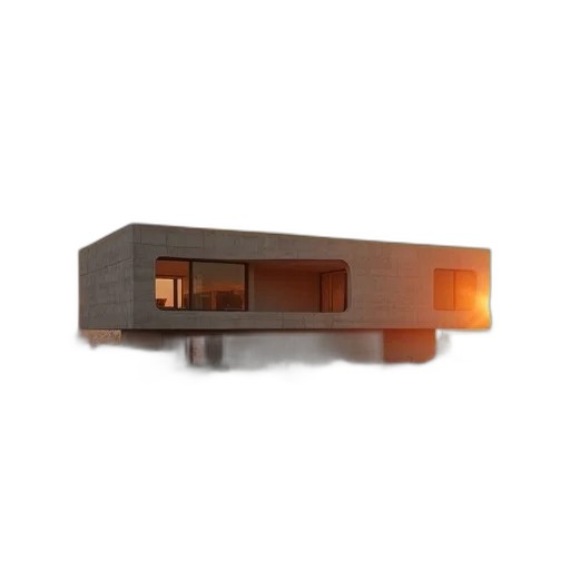 furniture, building, 3d render, concept art transparent PNG cut-out