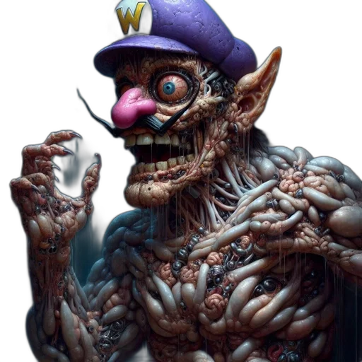 creature, face, mask, staff transparent PNG cut-out