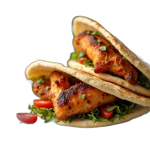 food, photorealistic, 3d render, plate transparent PNG cut-out
