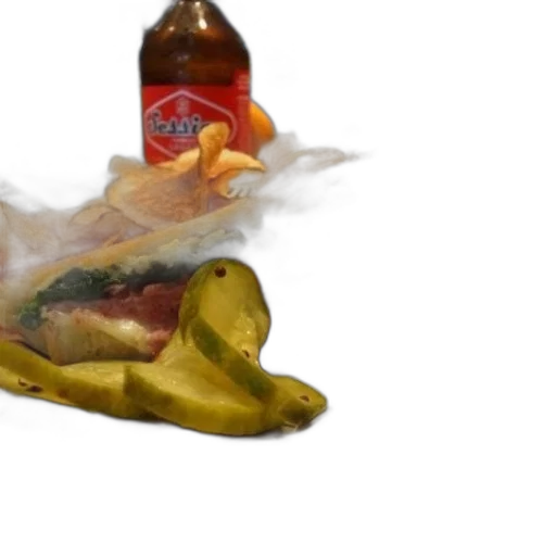 food, bottle, dragon, creature transparent PNG cut-out