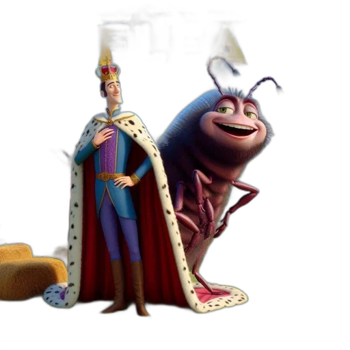 crown, staff, robot, furniture transparent PNG cut-out