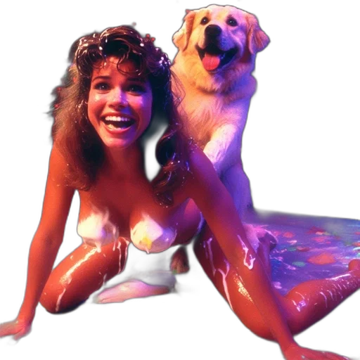 animal, creature, vaporwave, concept art transparent PNG cut-out