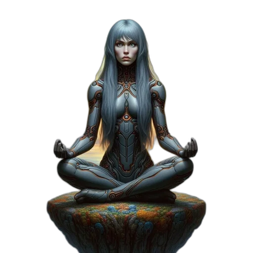 dress, creature, jewelry, fantasy art transparent PNG cut-out