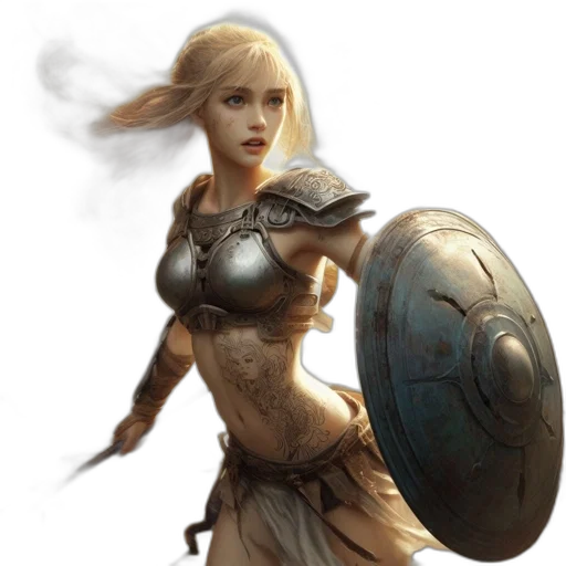 sword, fantasy art, concept art, comic book art transparent PNG cut-out