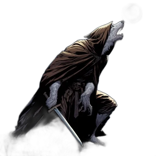 sword, staff, weapon, creature transparent PNG cut-out