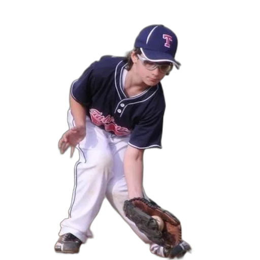 photorealistic, young, baseball, player transparent PNG cut-out