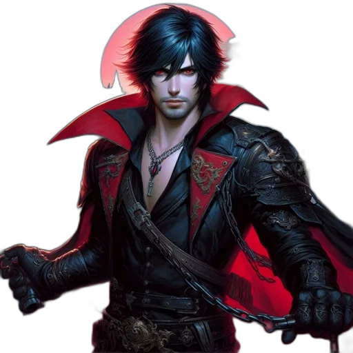 jacket, sword, fantasy art, concept art transparent PNG cut-out