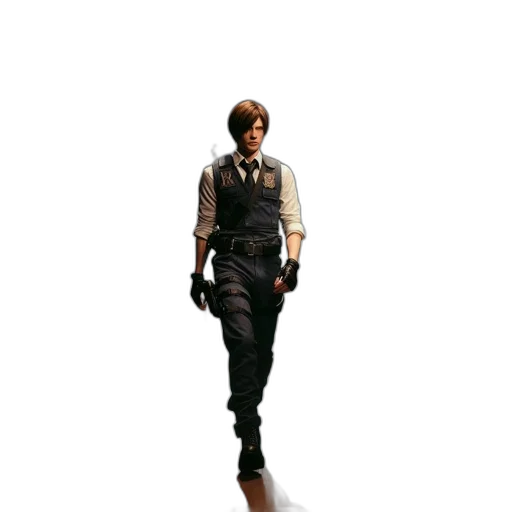 staff, jacket, weapon, concept art transparent PNG cut-out